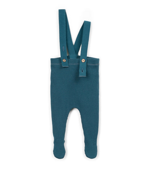 Leggings ottanio a costine per neonati Play up 0AT11651 P6188 