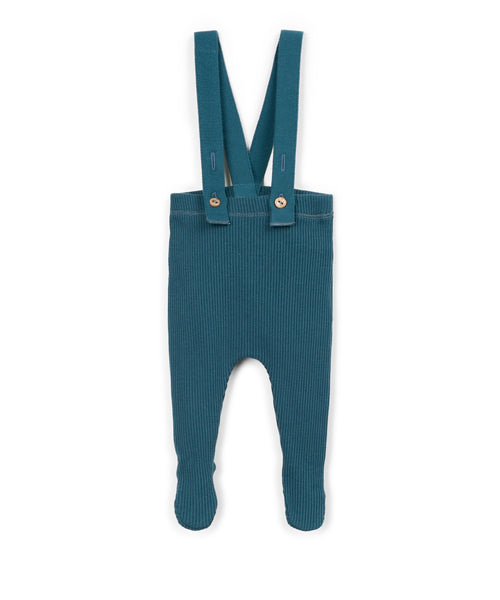 Leggings ottanio a costine per neonati Play up 0AT11651 P6188 