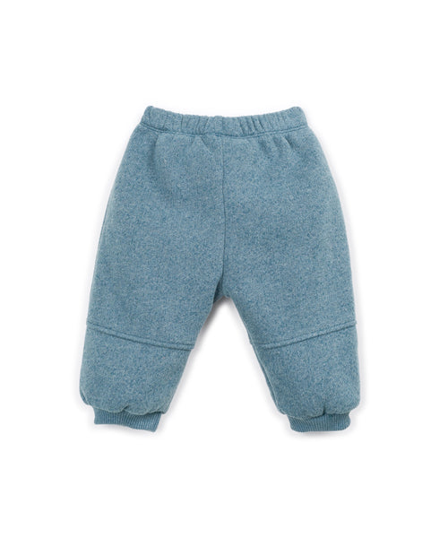 Pantalone in felpa ottanio per neonato Play up 1AT10907 P6188 