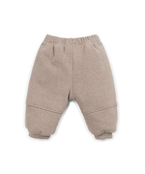 Pantalone in felpa nocciola per neonato Play up 1AT10907 P8084 