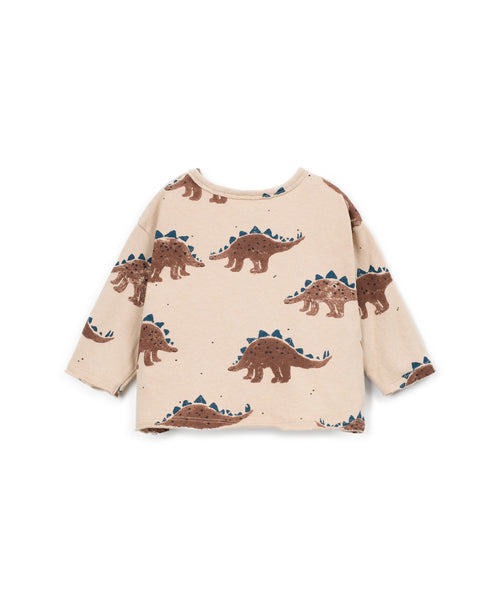 T-shirt sabbia con stampa all over per neonato Play up 1AT11005 E820N 