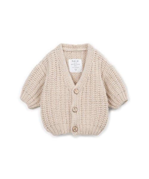 Cardigan beige per neonato Play up 1AT11403 P0092 