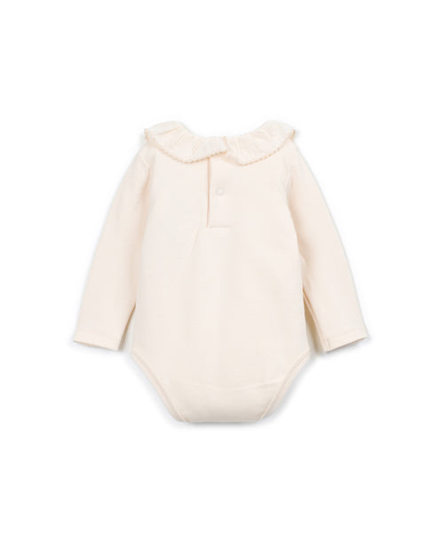 Body panna con colletto per neonata Play up 2AT10902 P0091 