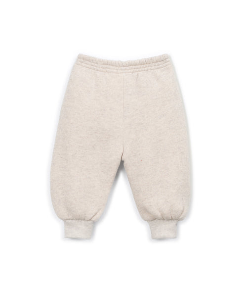Pantalone beige in felpa per neonata Play up 2AT10906 P0091 