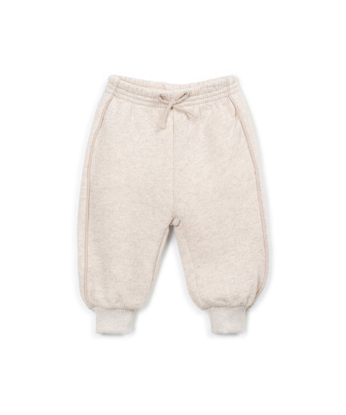 Pantalone beige in felpa per neonata Play up 2AT10906 P0091 