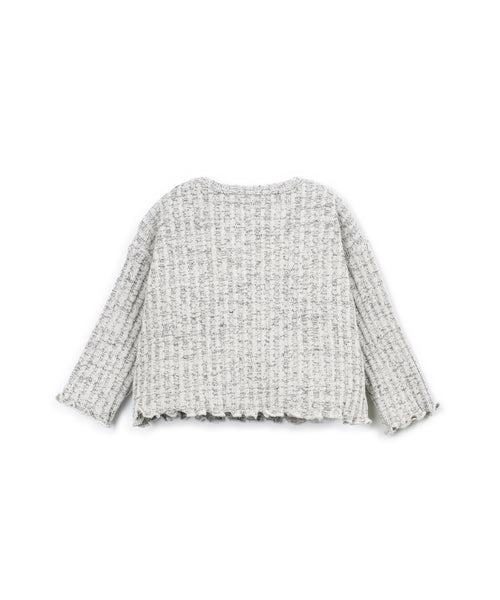 Maglia grigio melange per neonata Play up 2AT11350 M066 