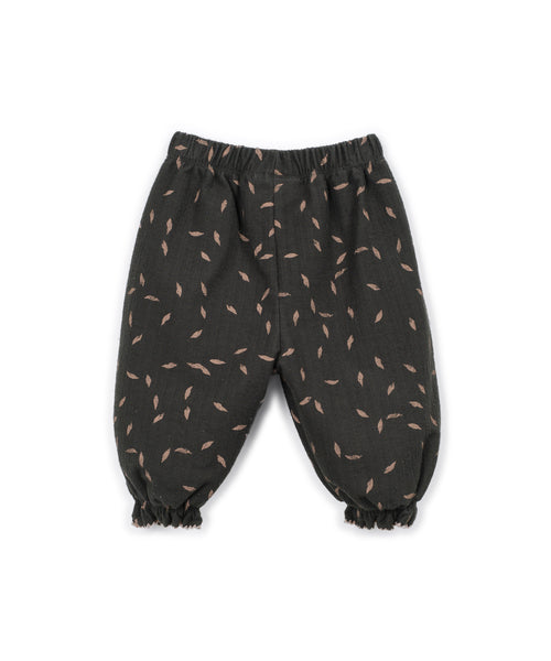 Pantalone lavagna con stampa all over per neonata Play up 2AT11603 E829G 