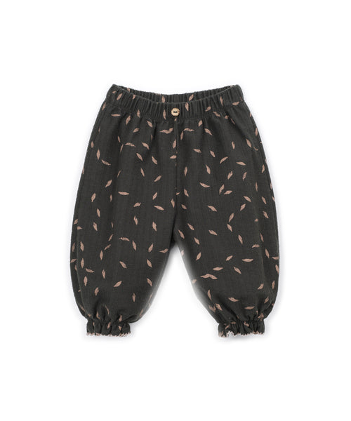 Pantalone lavagna con stampa all over per neonata Play up 2AT11603 E829G 