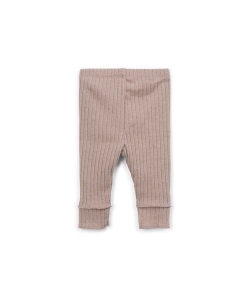 Leggings nocciola a costine per neonata Play up 2AT11650 P8084 