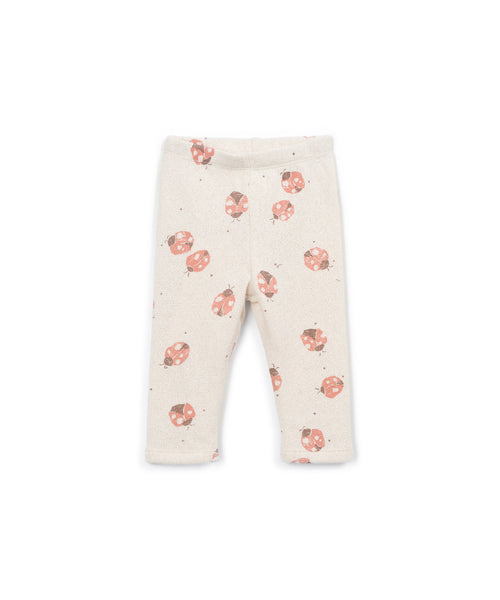 Leggings in maglia con stampa all over per neonata<BR/> Play up 2AT11651 E811N 