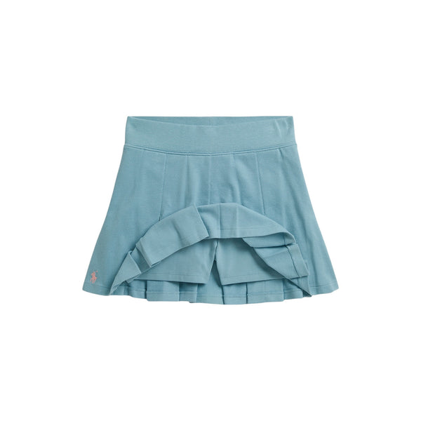 Completo azzurro polo + gonna per bambina Ralph Lauren Kids 313B19943001 CASSIDY BLUE 