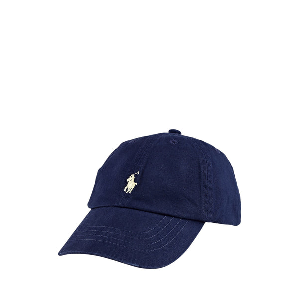 Cappello blu con visiera e logo per neonato e bambino Ralph Lauren Kids 322552489004 NEWPORT NAVY 