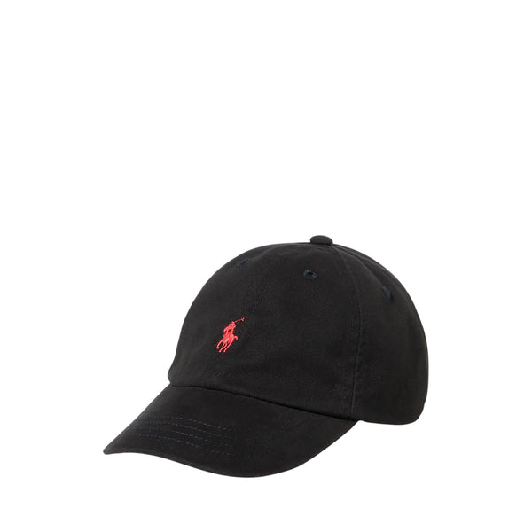 Cappello nero con visiera e logo per neonato e bambino Ralph Lauren Kids 322552489005 BLACK 