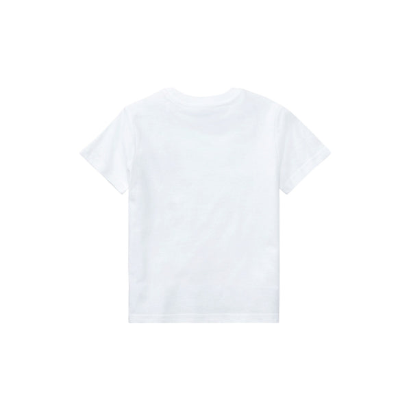 T-shirt bianca con logo per neonato e bambino Ralph Lauren Kids 322832904035 WHITE 