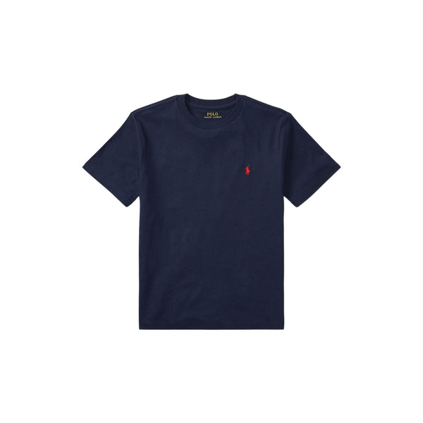 T-shirt blu con logo per neonato e bambino Ralph Lauren Kids 322832904037 CRUISE NAVY 