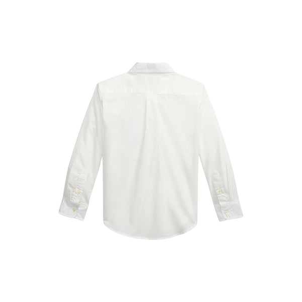 Camicia bianca con logo per neonato e bambino Ralph Lauren Kids 322952199001 WHITE 