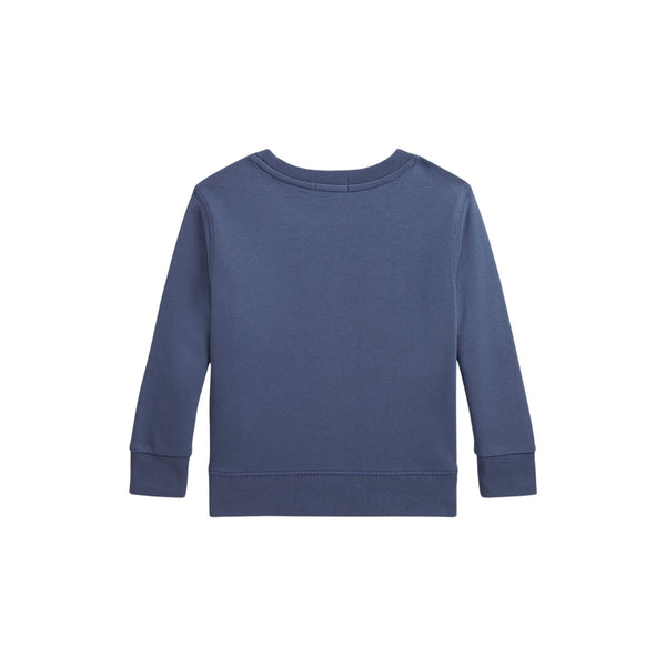 Felpa blu con logo per neonato e bambino Ralph Lauren Kids 322971277501 BLUE HEAVEN 