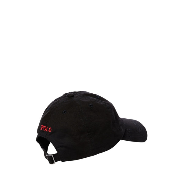 Cappello nero con visiera e logo per bambino Ralph Lauren Kids 323552489005 BLACK 
