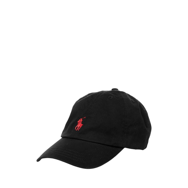 Cappello nero con visiera e logo per bambino Ralph Lauren Kids 323552489005 BLACK 