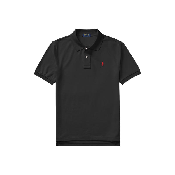 Polo nera con logo per bambino Ralph Lauren Kids 323603252001 BLACK 
