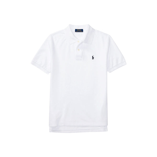 Polo bianca con logo per bambino Ralph Lauren Kids 323603252004 WHITE 
