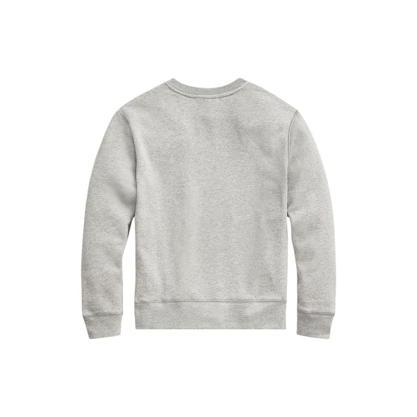 Felpa grigia con logo per bambino Ralph Lauren Kids 323772102003 HEATHER 