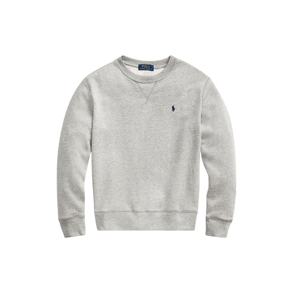Felpa grigia con logo per bambino Ralph Lauren Kids 323772102003 HEATHER 