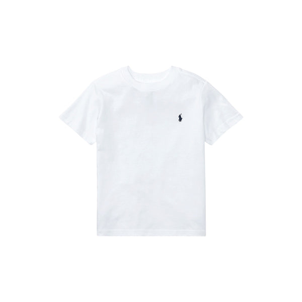 T-shirt bianca con logo per bambino Ralph Lauren Kids 323832904035 WHITE 