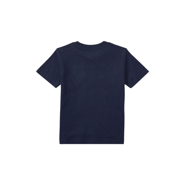 T-shirt blu con logo per bambino Ralph Lauren Kids 323832904037 CRUISE NAVY 