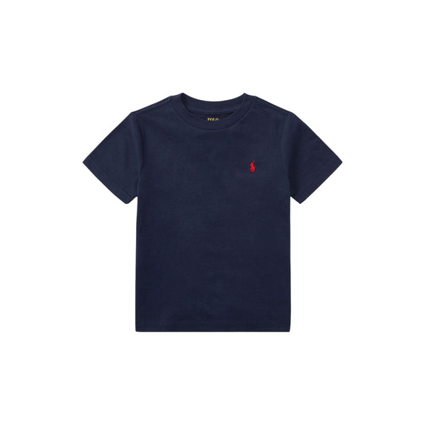 T-shirt blu con logo per bambino Ralph Lauren Kids 323832904037 CRUISE NAVY 