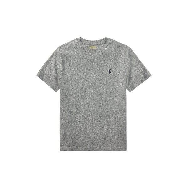 T-shirt grigia con logo per bambino Ralph Lauren Kids 323832904039 HEATHER 
