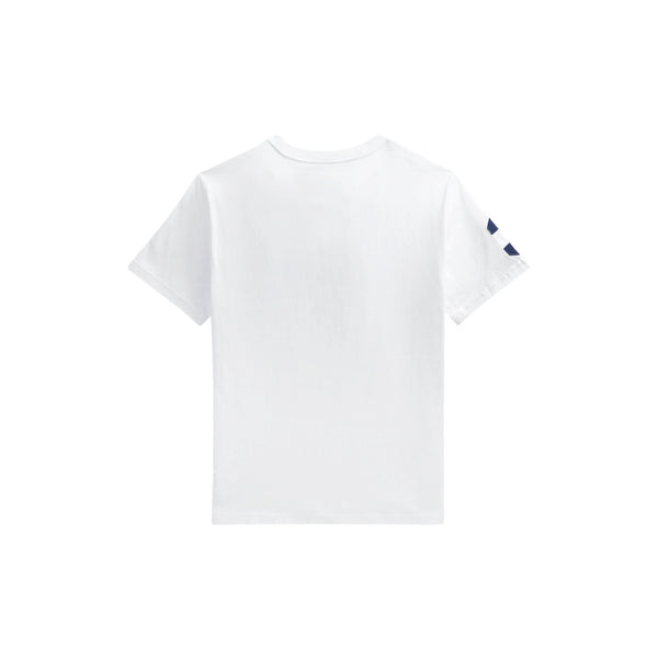 T-shirt bianca con logo per bambino Ralph Lauren Kids 323832907037 WHITE 