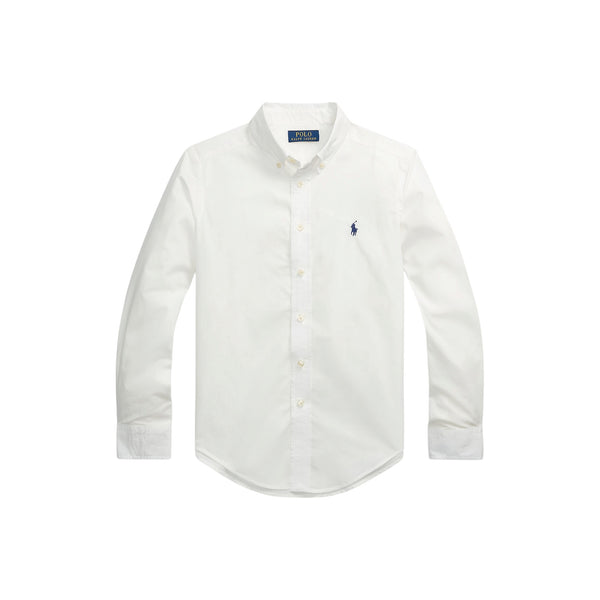 Camicia bianca con logo per bambino Ralph Lauren Kids 323952199001 WHITE 