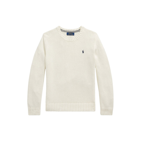 Maglia panna con logo per bambino Ralph Lauren Kids 323970429500 CREAM 