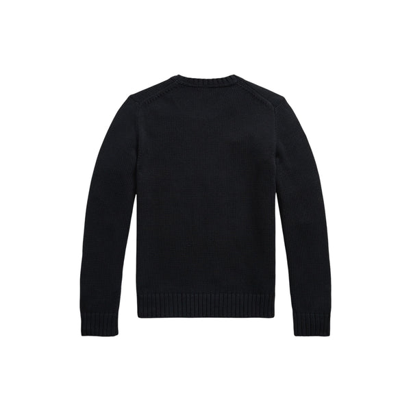 Maglia nera con logo per bambino Ralph Lauren Kids 323970429501 BLACK 