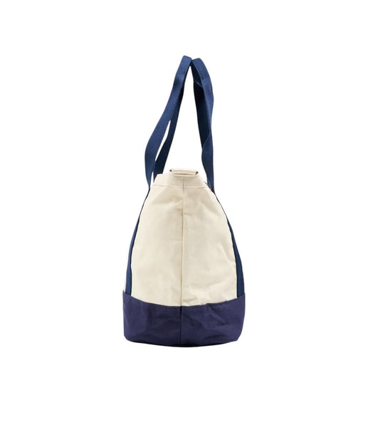 Borsa avorio e blu con logo per bambina Ralph Lauren Kids 9AR023 BDF 