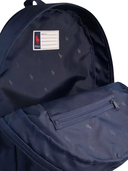 Zaino blu con logo per bambini Ralph Lauren Kids 9AR151 BCV 
