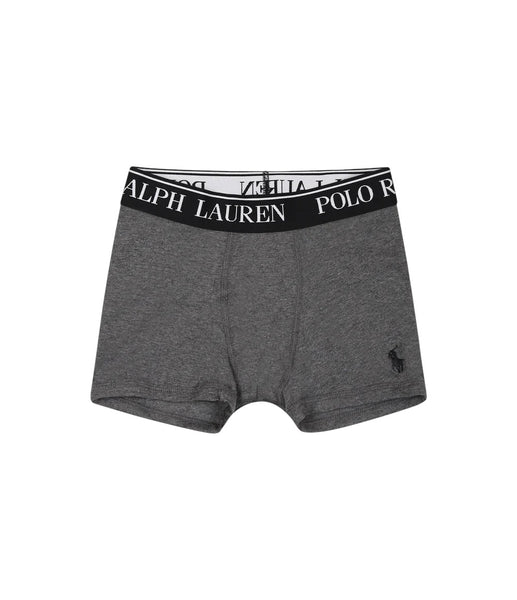Set 3 boxer grigio e nero per bambino Ralph Lauren Kids 9P5015 G9I 