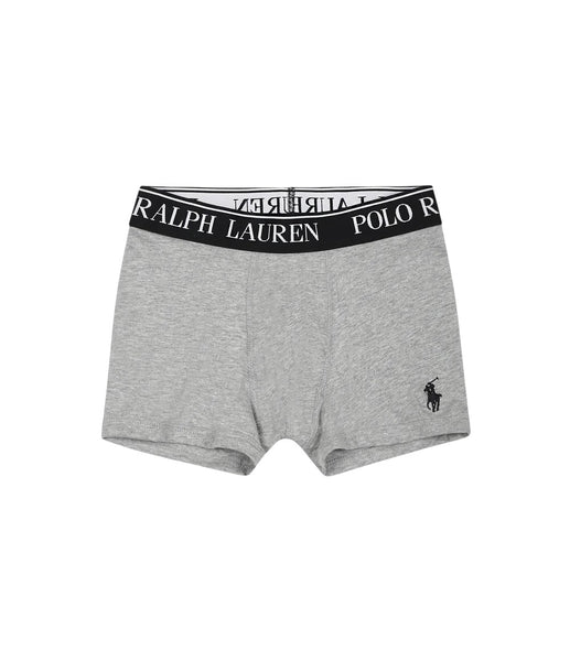 Set 3 boxer grigio e nero per bambino Ralph Lauren Kids 9P5015 G9I 