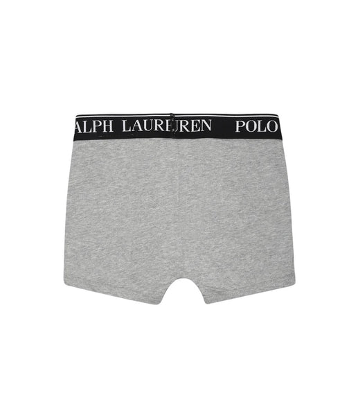 Set 3 boxer grigio e nero per bambino Ralph Lauren Kids 9P5015 G9I 