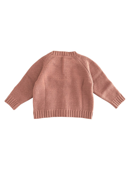 Cardigan in maglia rosa per neonata Snug 934AR6W003140 0026 