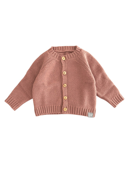 Cardigan in maglia rosa per neonata Snug 934AR6W003140 0026 