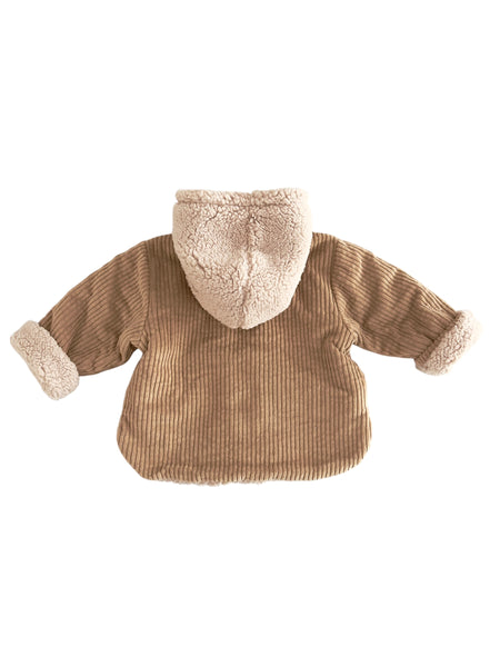 Giubbino in velluto a coste beige per neonati Snug 934AR6W046R78 0079 
