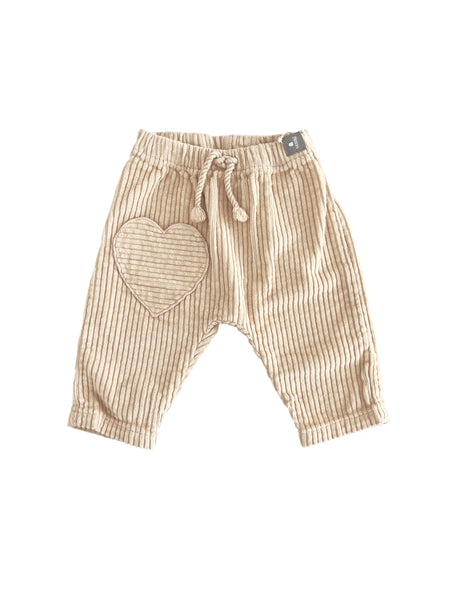 Pantalone beige in velluto a coste per neonata Snug 934AV6W043R78 0013 