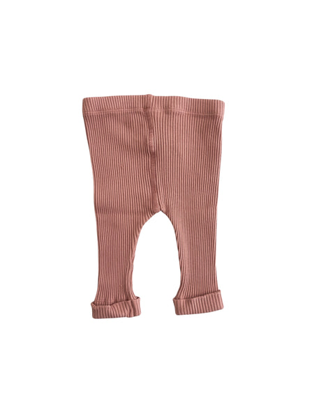 Leggings rosa antico per neonata Snug 934AV6W063G20 0026 