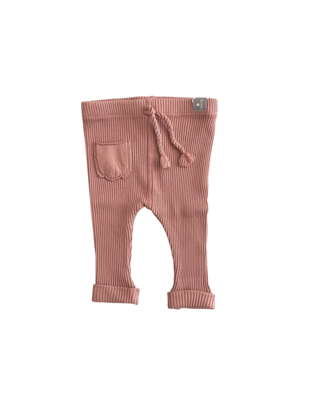 Leggings rosa antico per neonata Snug 934AV6W063G20 0026 