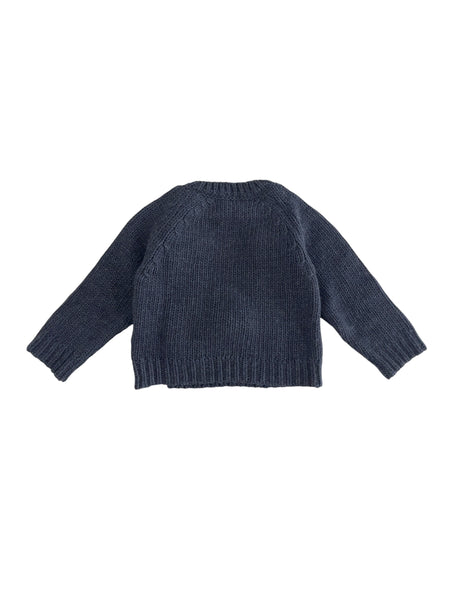 Maglia blu con cagnolino per neonato Snug 934AY6W005140 0037 