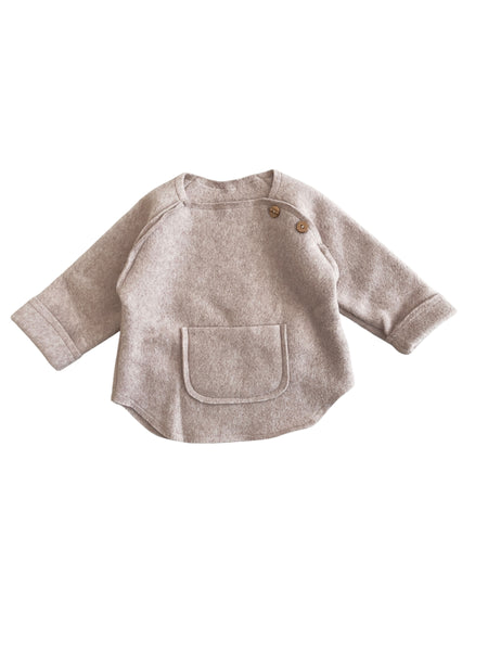 T-shirt beige per neonati Snug 934AY6W032J12 0013 