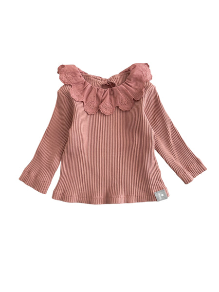 T-shirt rosa antico per neonata Snug 934BB6W060G20 0026 
