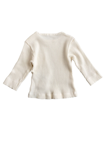 T-shirt panna per neonati Snug 934BB6W061G20 0002 